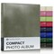 Gallery Leather Compact Photo Album 4x6-3 Ring Binder Photo Album, 60 Pages for 120 Photos, Fillable, Can Fit 4x6 Photos, Handcrafted